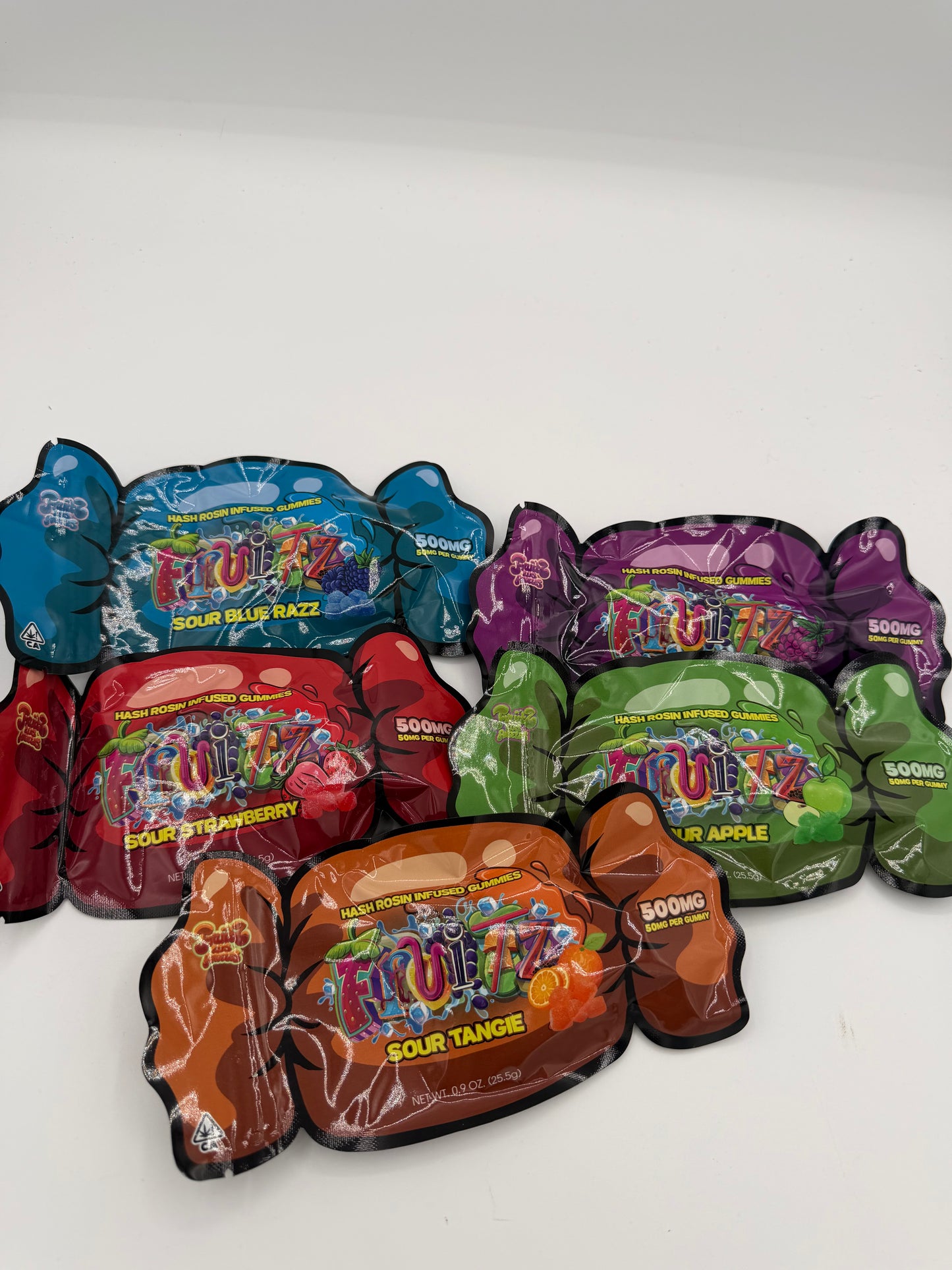 Fruitz 500 mg hash rosin edible