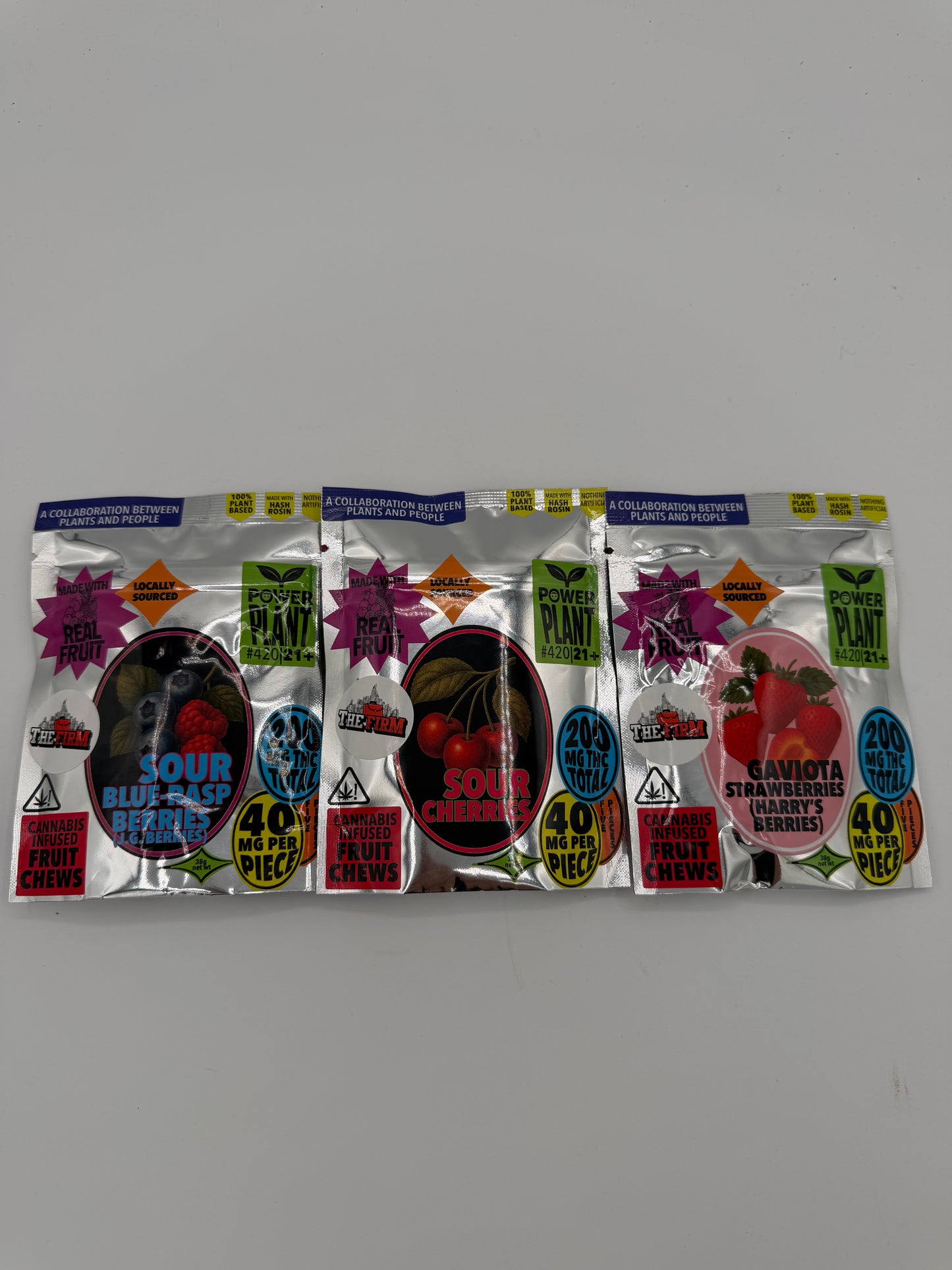 Power plant 200 mg hash rosin gummy’s