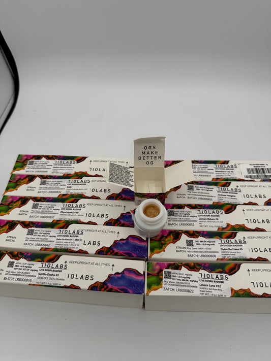 710 1G ROSIN PUCKS WHITE BOX