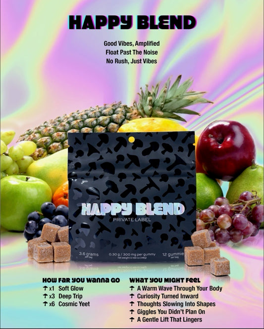 HAPPY BLEND SHROOM GUMMYS